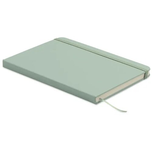 A5 gerecycled pu notitieboek Arcoloop mintgroen
