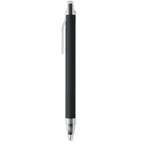 Gerecyclede aluminium balpen Nosta zwart