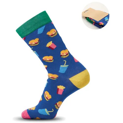 Sokken met een grappig patroon Funny l royal blauw