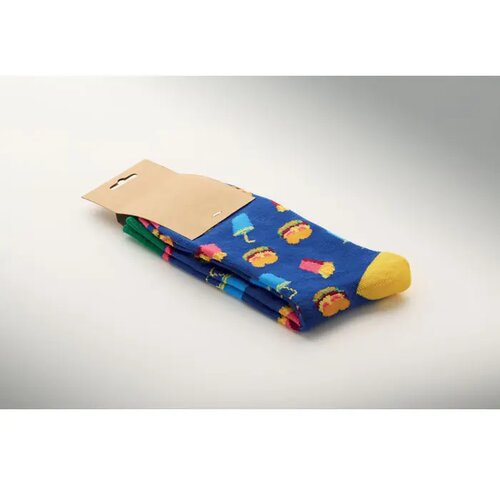 Sokken met een grappig patroon Funny l royal blauw