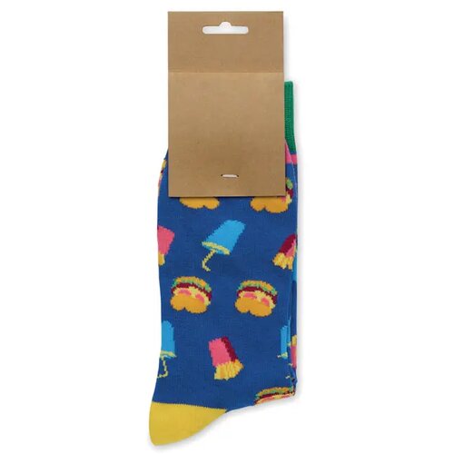 Sokken met een grappig patroon Funny l royal blauw