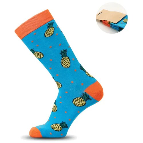 Sokken met een grappig patroon Funny l turquoise