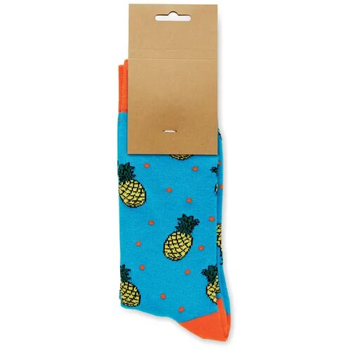 Sokken met een grappig patroon Funny l turquoise