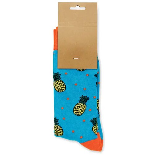 Sokken met een grappig patroon Funny m turquoise