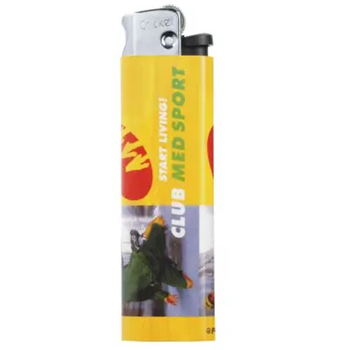 Cricket aansteker Original zilverkleurige kap met all over full colour sleeve