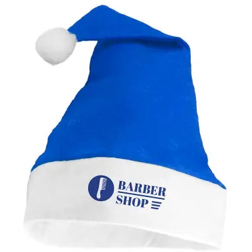 SANTA kerstmuts middenblauw