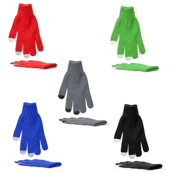 ZELAND touch handschoenen middenblauw
