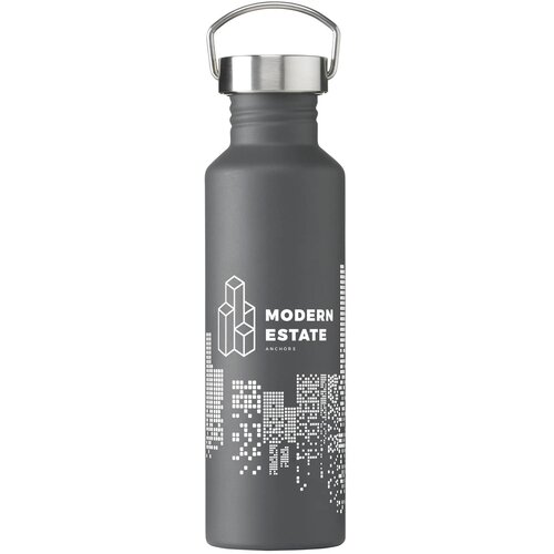 Nebraska Rcs Recycled Steel 800 Ml Single Wall Grijs