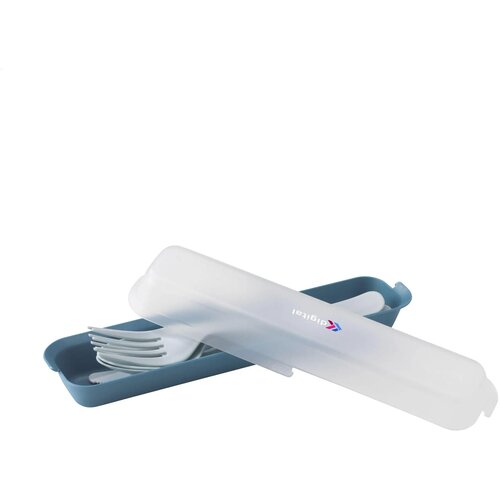 Outdoor 6-Piece Bestekset Donkerblauw