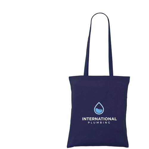 Shoppy Colour Bag (120 G/M²) Katoenen Tas Navy